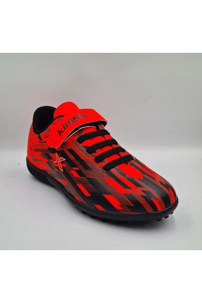 Kinetix Rado Tf 4Fx Portocaliu - Negru Pantofi de fotbal Astroturf pentru băieți