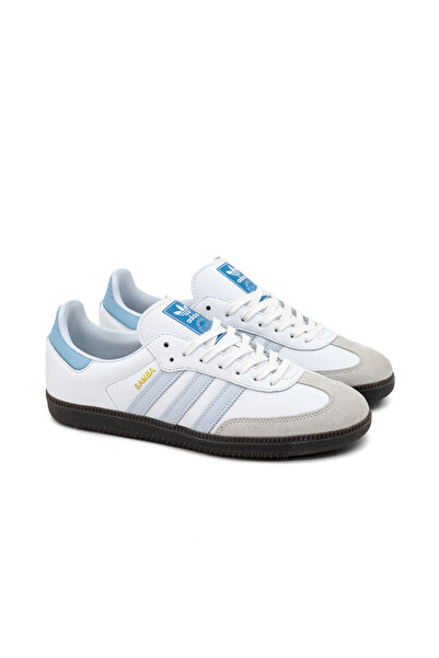 adidas Samba OG White Halo Blue Kadın Spor Ayakkabı