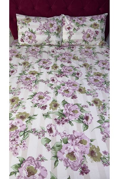 pınarhome collectıon Fabric Fitted Sheet for Pad Beds + Pillow Case with Cover (Corner Depth 30 Cm) New Season***