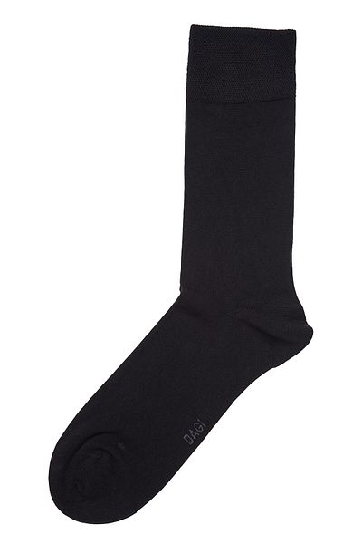 Dagi Schwarze merzerisierte Socken
