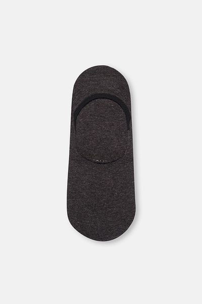Dagi Anthrazit Melange Kurze Unsichtbare Baumwollsocken für Herren