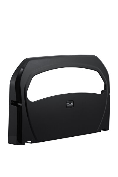 Vialli Tuvalet Kapağı Kağıdı Dispenseri (Siyah) 1 adet