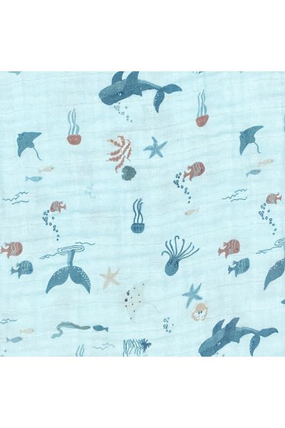 Tiffany Baby Printed Muslin Baby Blanket 100x110 Cm 79080