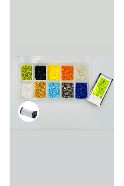 yiğit aksesuar 2 mm 10 colors Prison Handwork Sand Beads bracelet necklace Jewelry Supplies