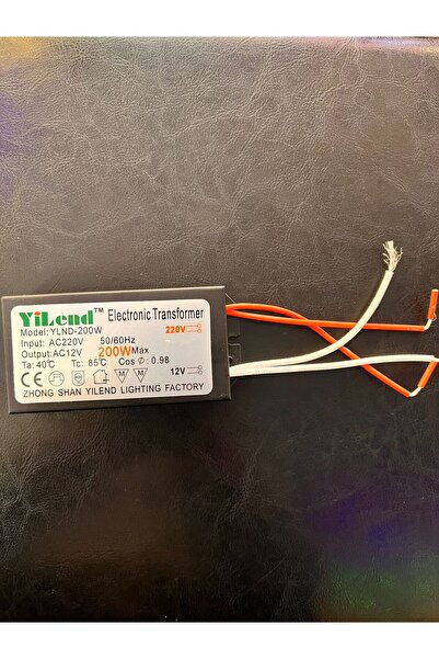 OKYANUSAYD 12 VOLT 200 WATT LED AVİZE TRAFOSU ELEKTRONİK TRANSFORMATÖRÜ