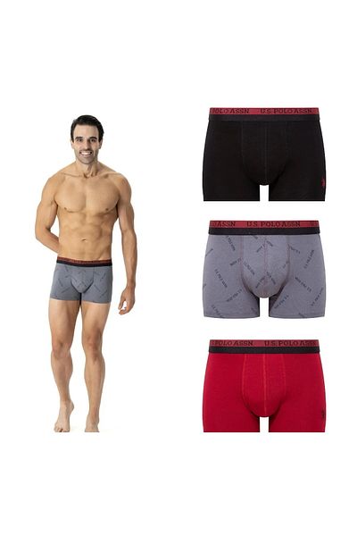 U.S. Polo Assn. Мъжки боксер от 3 бр