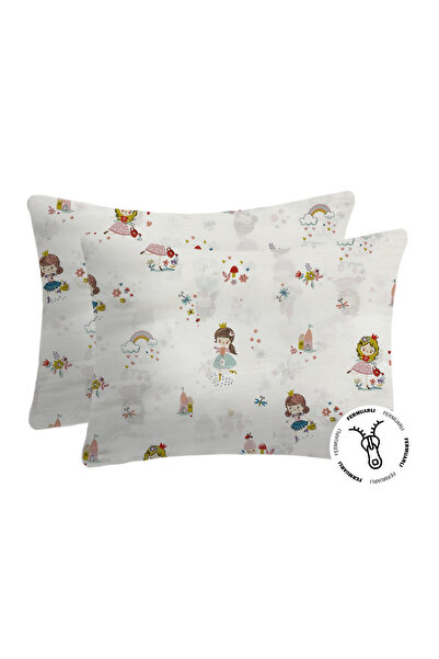 Lief Home Flanel ( Pazen ) Fermuarlı Bebek Yastık Kılıfı | 35x45 ( 2 Adet )