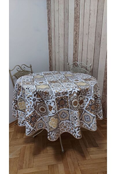 gonk Round Duck (LIQUID PUSHER, SPOT-PROOF) Fabric, Table Cloth