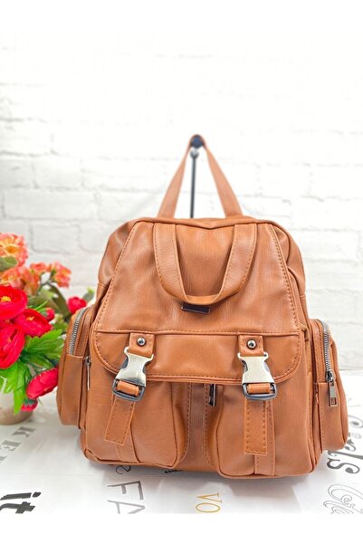 unique crane bags حقيبة ظهر نسائية سوداء من الجلد قابلة للغسل