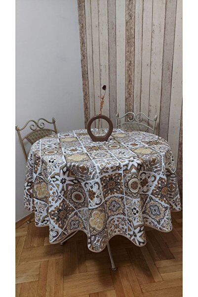 gonk Round Duck (LIQUID PUSHER, SPOT-PROOF) Fabric, Table Cloth