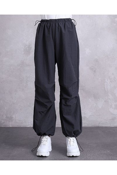 DENİKK Trend Parachute Fabric Soft Textured Gray Antracite Trousers