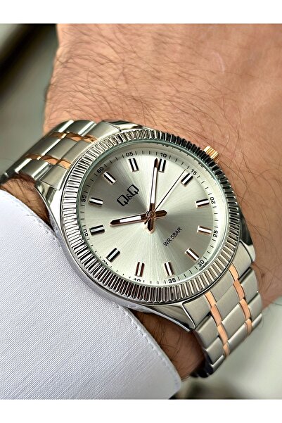 Q&Q ساعة يد رجالية Qr987jWZQ