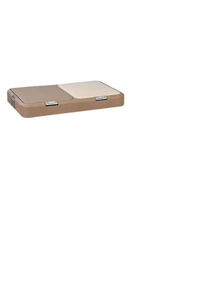 Reis Home Reis Home Motek 80 λίτρων διπλό καλάθι βρώμικου πλυντηρίου Ανταλλακτικό κάλυμμα επάνω μέρος ΚΑΦΕ ΧΡΩΜΑ