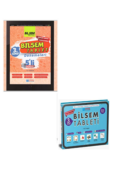 Açı Yayınları 3.Sınıf Bilsem Tablet 5'Li Denemeleri Gerçek Sınav + 3.Sınıf Bi...