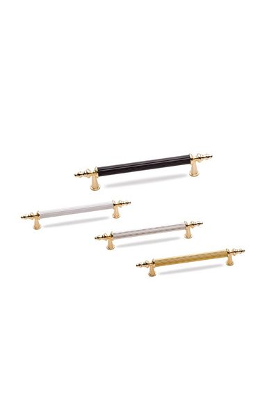 senRo yapı Market 224mm Luxury Aluminum Metal Tube Handle Cabinet Drawer Modern Cabinet Handles and Handle