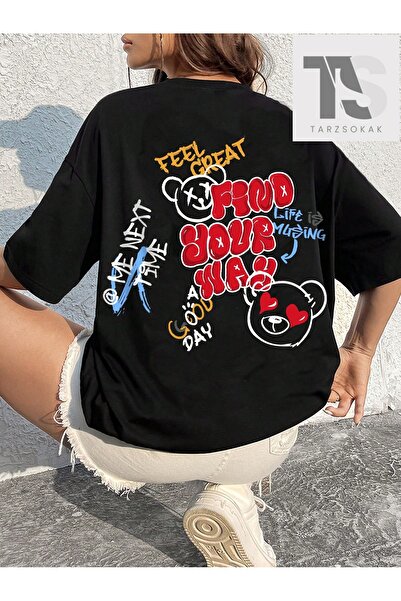 Tarzsokak Tricou oversize cu slogan Coolane și grafică cu desene animate, cu ...