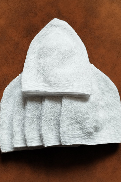 Kent Pazarı Beyaz Namaz Takkesi – 50'li Paket | Toplu Dağıtım, Toplu Alım, Um...