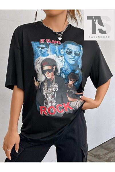 Tarzsokak Tricou cu grafică în formă de Coolane și litere, cu umeri goi