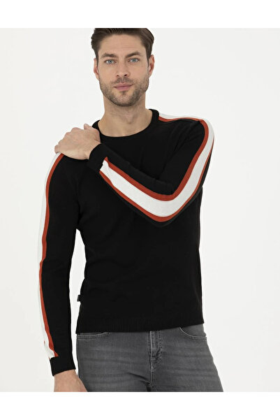 Pierre Cardin Black Slim Fit Sweater
