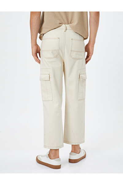Koton Карго-штани Кишені Карго-штани Пошиття деталізовані на ґудзиках
