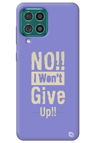 WANNA PROTECT Samsung M32 Lilac Premium I Won'T Mind Inside Velvet Patterned ...
