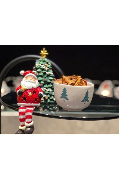 MeGgDecor Yılbaşı Ağaç Temalı Yeşil Kase