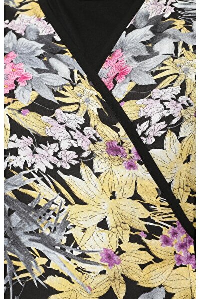 LİKAPA Φόρεμα προσευχής από βαμβακερή βισκόζη με γεωμετρικό σχέδιο τιρκουάζ