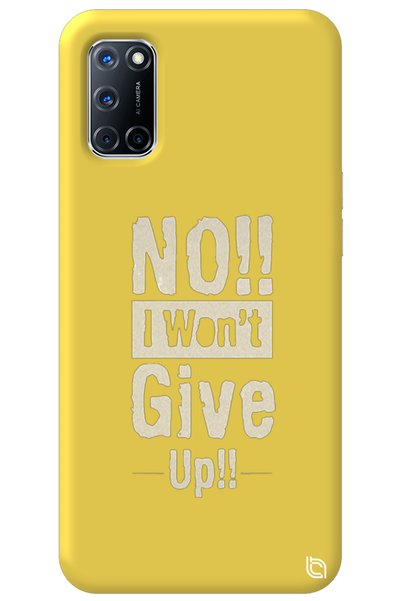 WANNA PROTECT I Won'T Mind Silikon Phone Case with Oppo A72 Yellow Premium In...