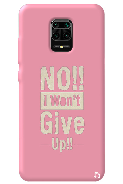 WANNA PROTECT Xiaomi Redmi Note 9 Pro Pink Premium I Won'T Mind Inside Velvet...
