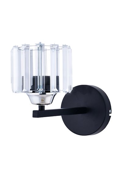 avimonaydınlatma CLARUS BLACK SCONCE WITH CRYSTAL HEAD