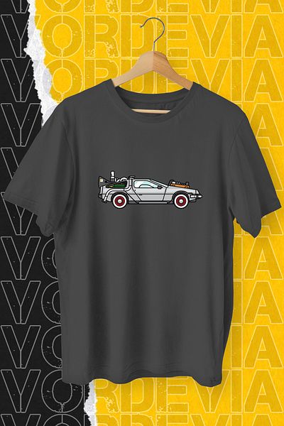 Vordevia Ghostbusters εμπριμέ μαύρο μπλουζάκι Oversize