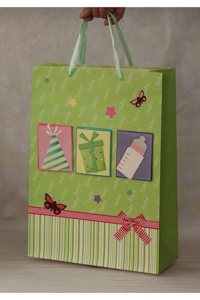 demontecraft Бебешка чанта за подарък, 1 брой, 32x26x10