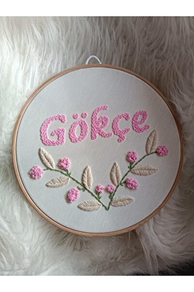 punch passion Bebek kapı süsü, hastane kapı süsü,  30 cm, punch nakışlı, isim...