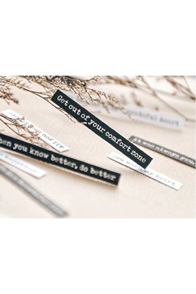 SF SCRAPBOOK KIRTASİYE Autocolant cu propoziții cu cuvinte în limba engleză Jurnal de însemnări pentru albume de însemnări (FOI ALBE DE 4)