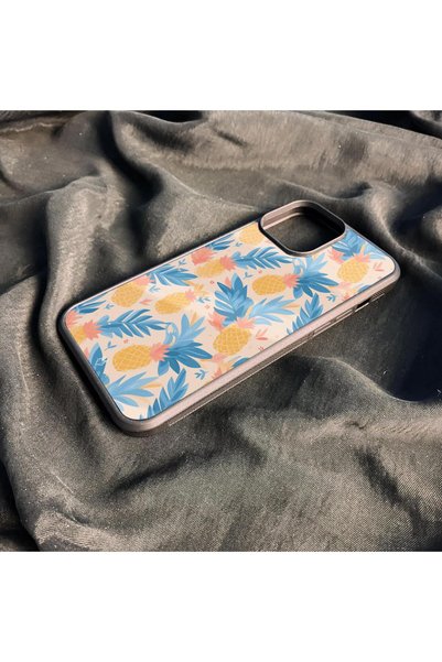 TREND Fruits Fruits Tempered Glass Hard Plastic for iPhone 13 Mini Phone Case