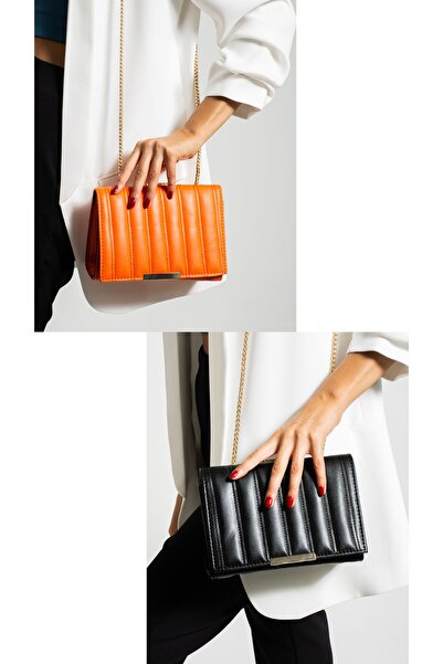 butikbatii Μαγνητική τσάντα ώμου και χεριού με λουράκι αλυσίδας 2 Συσκευασία