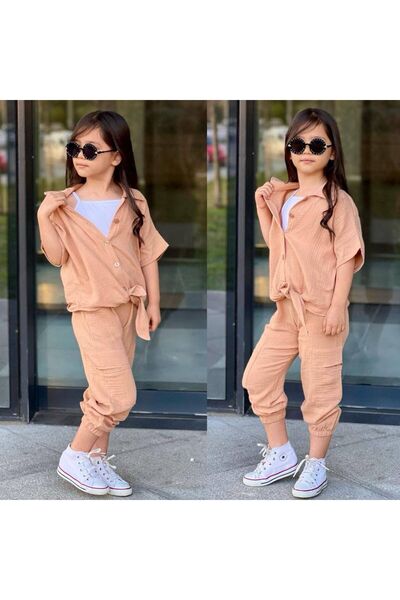 PNE Çocuk Modası GIRL 3 PIECE SET