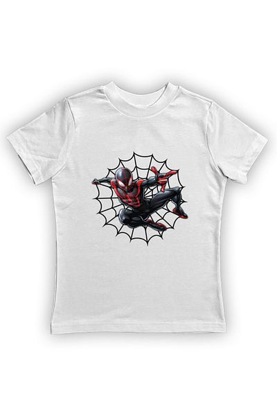 SPIDERMAN printed spider-man cotton combed cloth summer children's T-shirt
