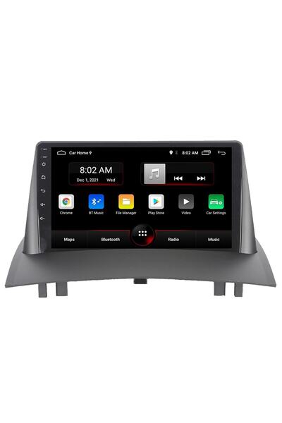 EXVOL Renault Megane 2 Android Multimedya Carplay 9 Inc Hd Ips Ekran 2/32gb Kamera Hediyeli