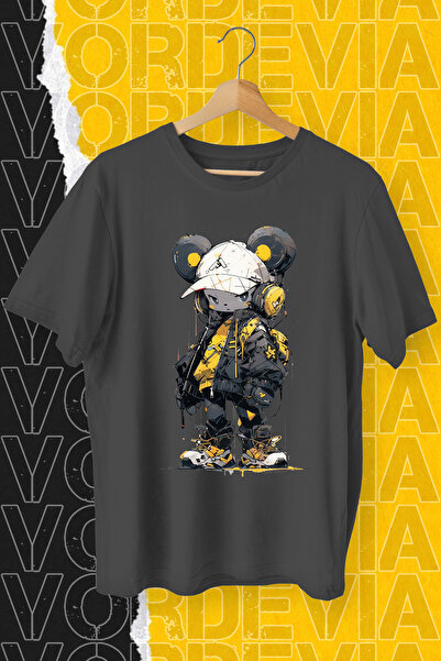 Vordevia Cool Kid Štampano Crna Oversize kroj T-shirt