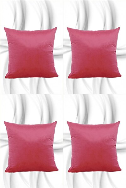 perdemony غطاء وسادة مخملي إيطالي أصلي 4 قطع غطاء وسادة من جلد الغزال 45 × 45...
