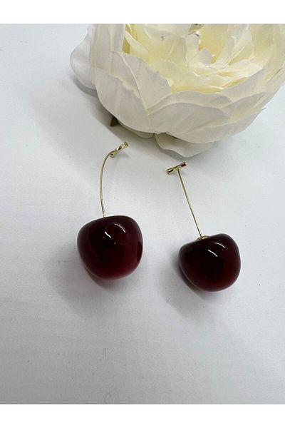 MFM STORE Cherry Model Gift Earrings