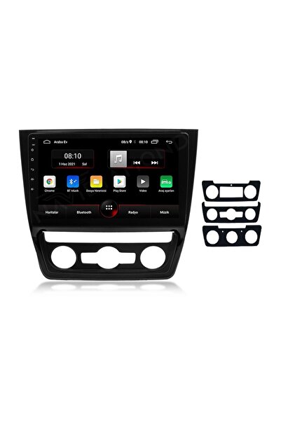 EXVOL Skoda Yeti Uyumlu Android 12 Multimedya 2gb/32gb 10 Inc Hd Ips Ekran Park Kamerası Hediyeli