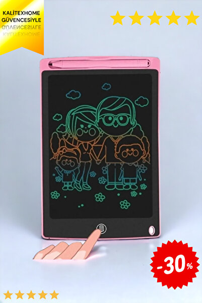 kalitexhome Lcd Ekranlı Kalemli Dijital Çizim Tableti Yazı Tahtası Akıllı Çoc...