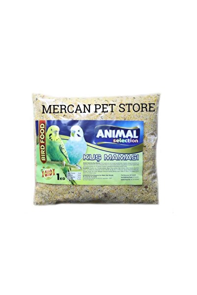 MercanPetStore Yumurtalı Havuçlu Ispanaklı Kuş Maması 1 Kg Muhabbet Kuşu Kanarya Sevda Cennet Sultan Papağanı Mama