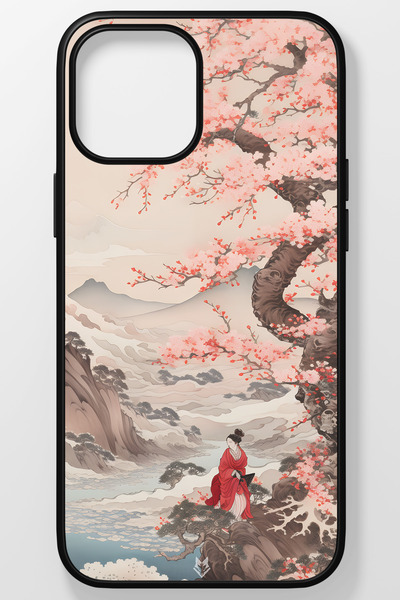 TREND Hokusai Japon Kültürü Kırılmaz (TEMPERLİ) Cam Sert Plastik Iphone 15 Pl...