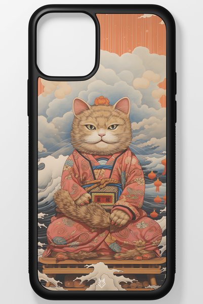 TREND Hokusai Japanese Culture Unbreakable (Tempered) Glass Hard Plastic iPho...
