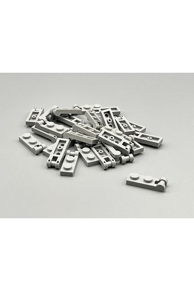 LEGO Custom Moc Accessory Plate Modified 1 X 2 Bar Light Gray Flat Brick 8 Pieces Will Be Sent