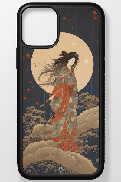 TREND Hokusai Japon Kültürü Kırılmaz (TEMPERLİ) Cam Sert Plastik Iphone 13 Te...