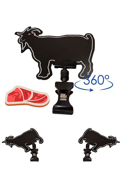 Manken İstanbul 20 τμχ Καλοκαιρινό Sil Mini Size Latch Κατσικάκι Ετικέτα Κρεοπωλείου Ετικέτα πάγκου κρεοπωλείου